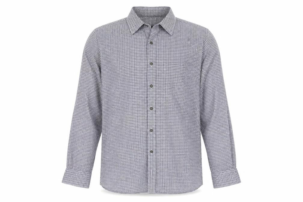 Marks and Spencer Men's Check Shirt 39in Multicoloured