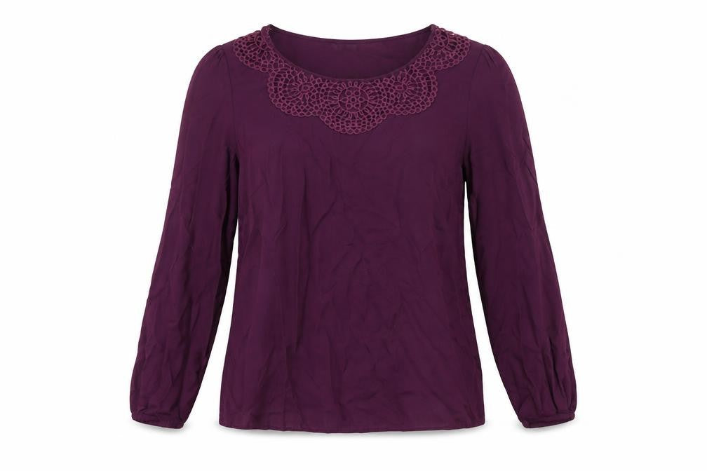 Womens UK Size 12 Boden Purple Viscose Blend Blouse