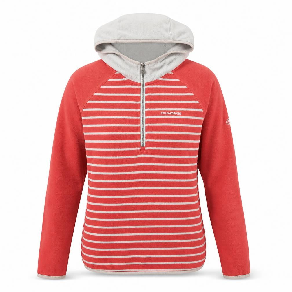 Womens UK 10 Regular Craghoppers Red Pullover Hoodie