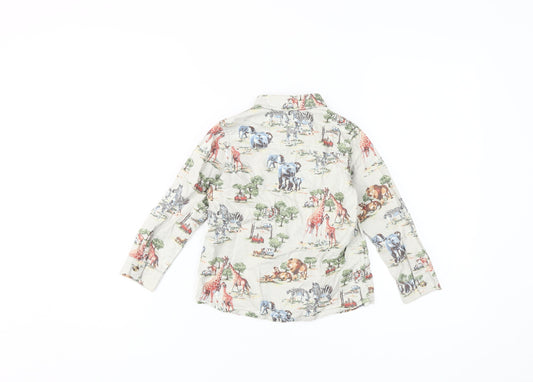 Cath Kids Boys Multicoloured Animal Print Shirt 3-4 Years