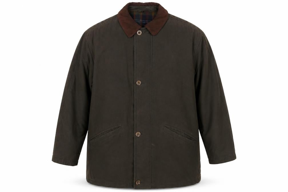 BHS Men's Brown Polyester Overcoat L - Winter Casual