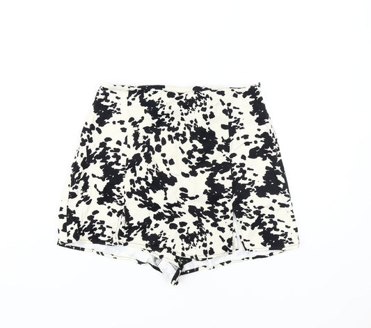 Zara Women's Multicoloured Animal Print Skort, Size S