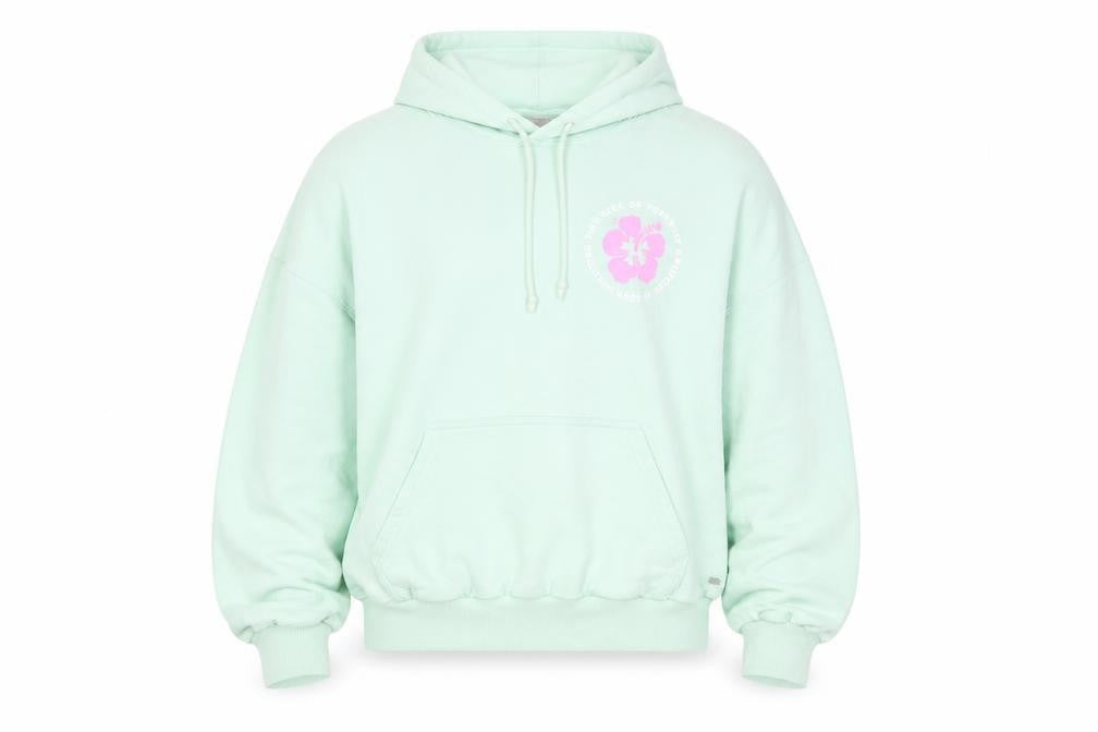 Pacific Womens Republic Green Pullover Hoodie M