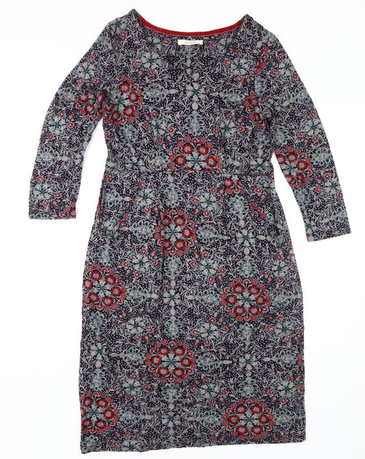 White Stuff Women's Floral Knee Length Shift Dress
