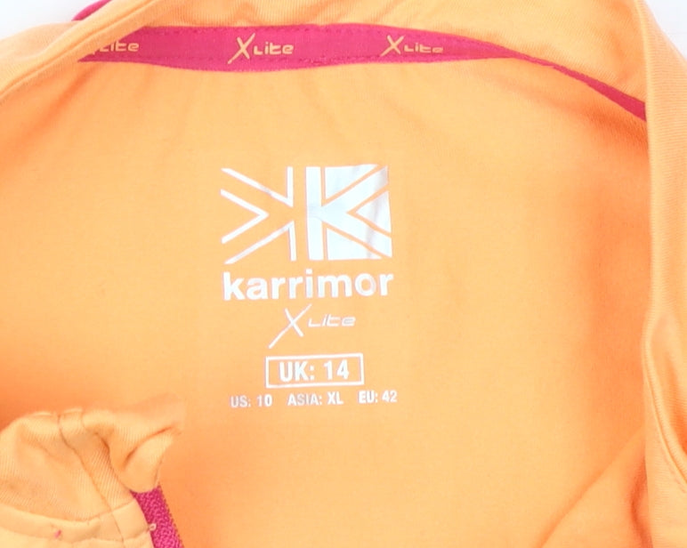 Karrimor Women's Orange Running Top UK 14