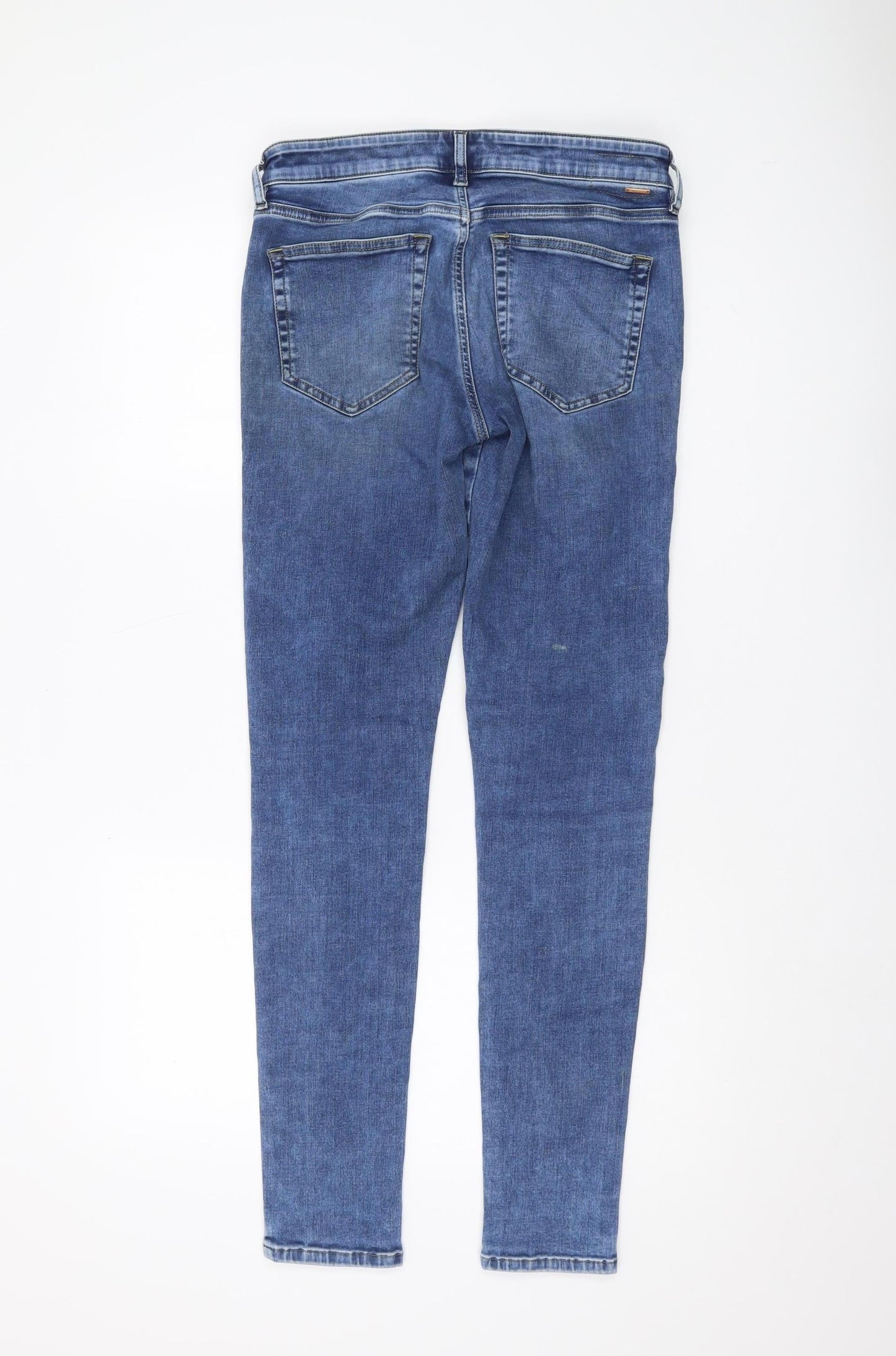 Diesel Mens Blue Skinny Slim Jeans Medium Wash 30W 34L