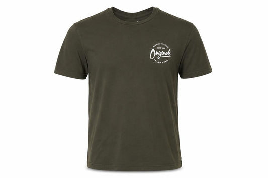 Mens UK Size S JACK & JONES Green  Cotton T-Shirt