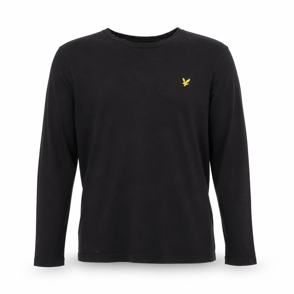 Mens UK Size S Lyle & Scott Black  Cotton T-Shirt