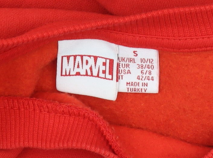 Marvel Unisex Red Black Widow Pullover Sweatshirt S