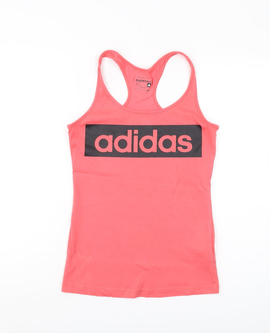 Adidas Women's Pink XS Racerback Tank Top