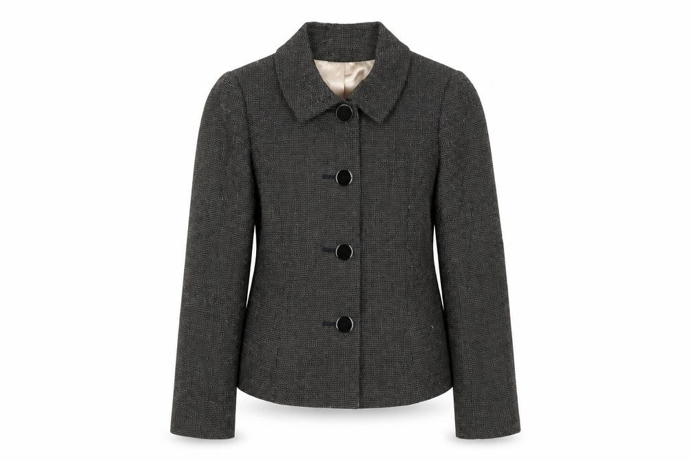 Planet Women’s Black Tweed Blazer, UK 12, Business