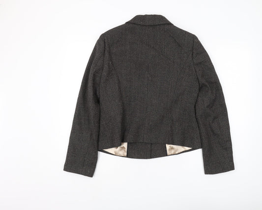 Planet Women’s Black Tweed Blazer, UK 12, Business