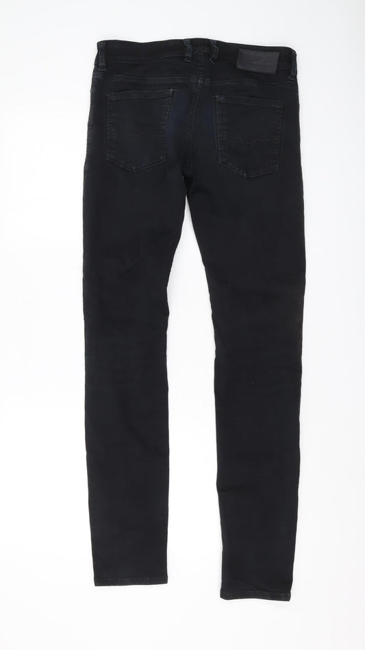 Diesel Men's Black Skinny Stretch Jeans Size 29