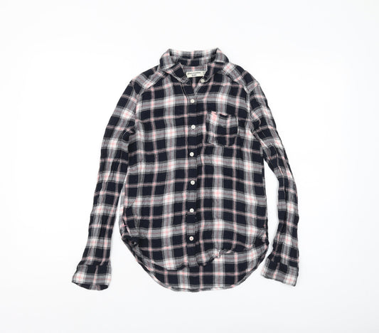 Abercrombie Kids Girls Multicoloured Plaid Button-Up Shirt 11-12Y