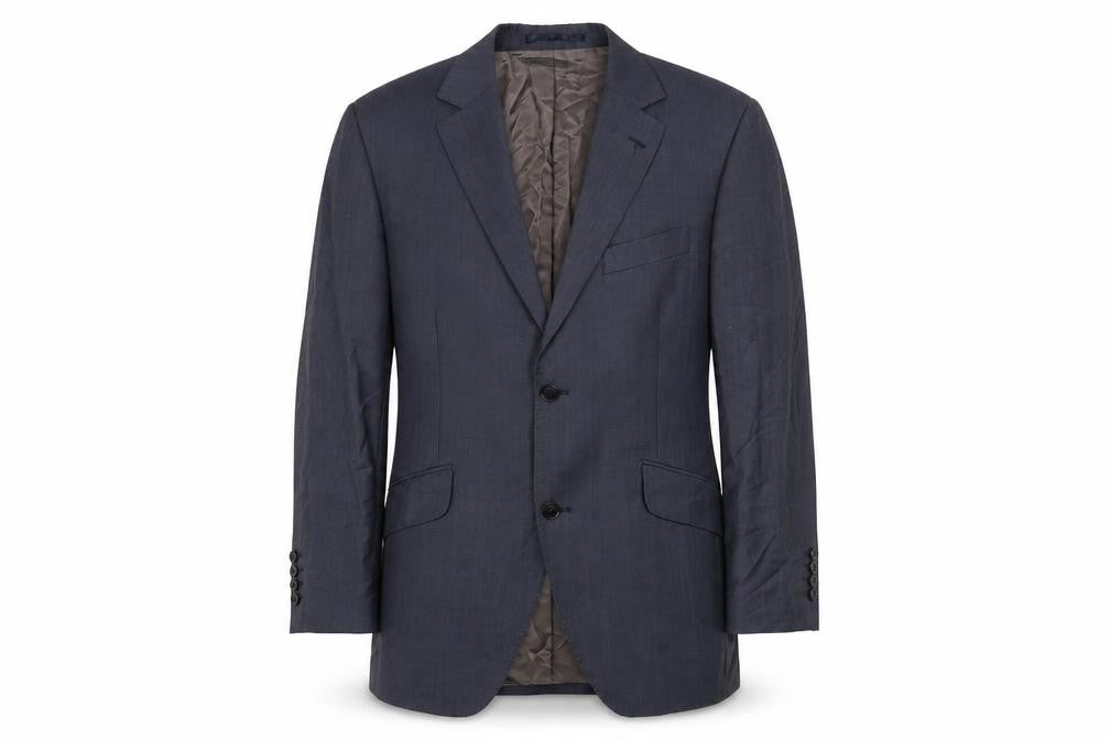 Mens 40 Chest Regular Austin Reed Blue Two-Button Blazer