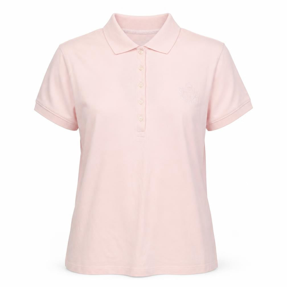 Womens UK Size L Tommy Hilfiger Pink Cotton Polo