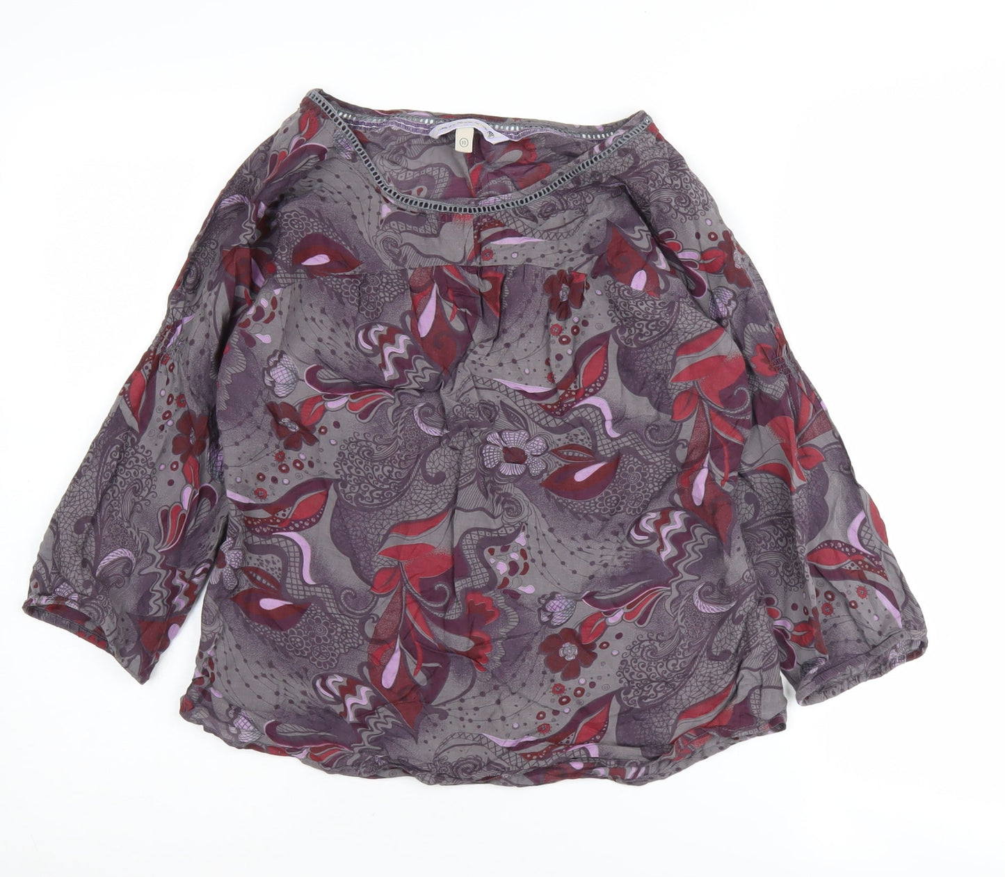 Fat Face Women's Retro Geometric Blouse Size 10