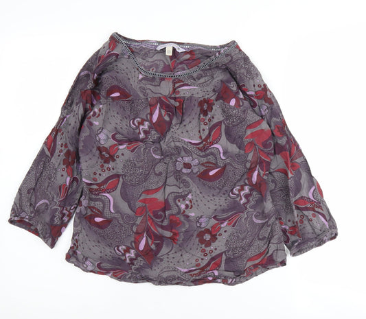 Fat Face Women's Retro Geometric Blouse Size 10