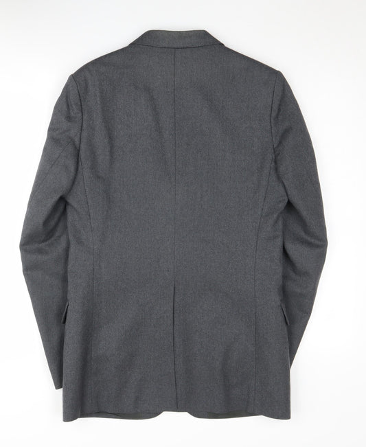 Centaur Men's Grey Wool Blazer 36R Classic Formal