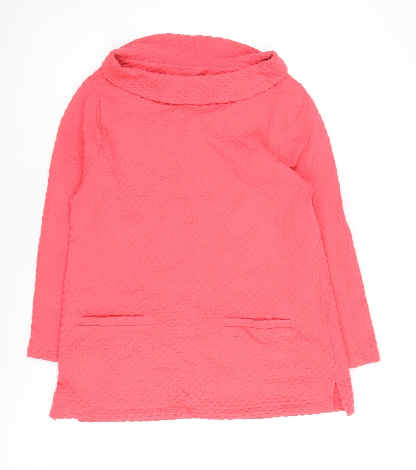 Laura Ashley Women's Pink Tunic Jumper Size 8