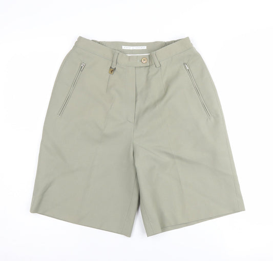 Lyle & Scott Womens Green Bermuda Shorts Size 8