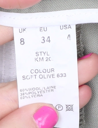 Lyle & Scott Womens Green Bermuda Shorts Size 8