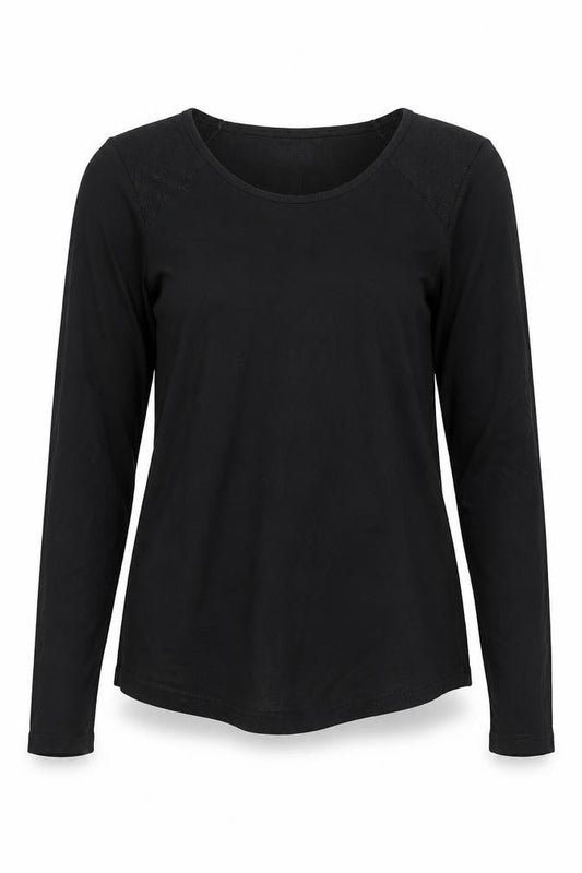 Womens UK Size S Banana Republic Black Viscose Blend Blouse
