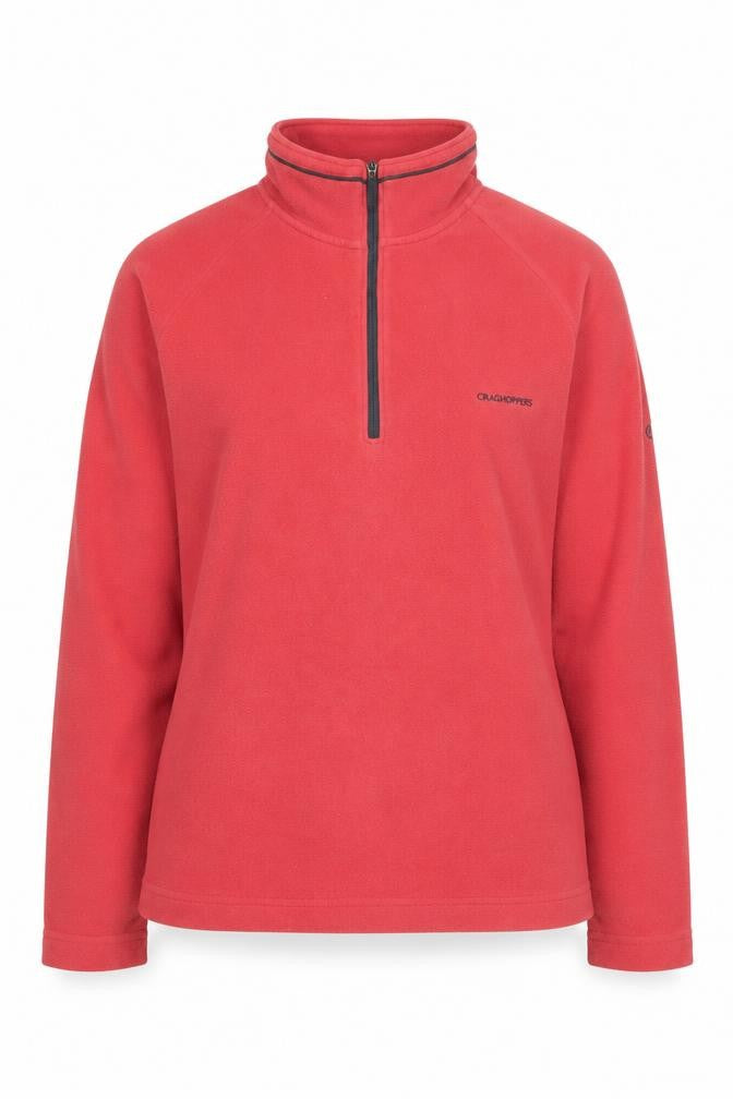 Womens UK 10 Relaxed Craghoppers Red Pullover Sweatshirt