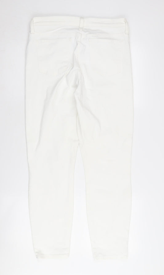 J.Crew Women’s White Skinny Jeans Size 31 High Rise