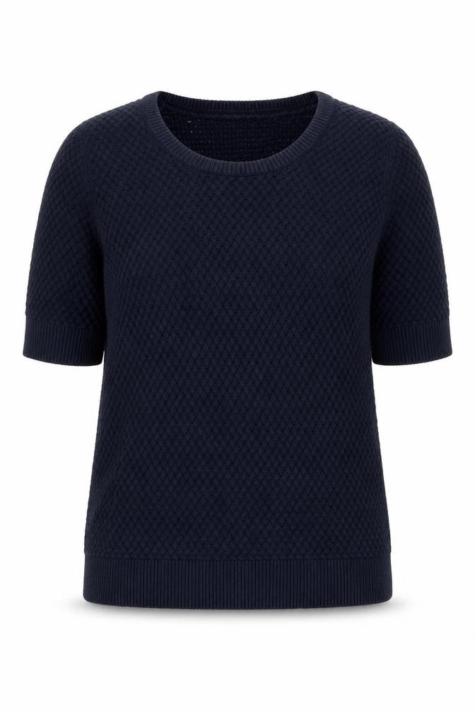 Womens UK L Regular Banana Republic Blue Pullover Chunky-Knit