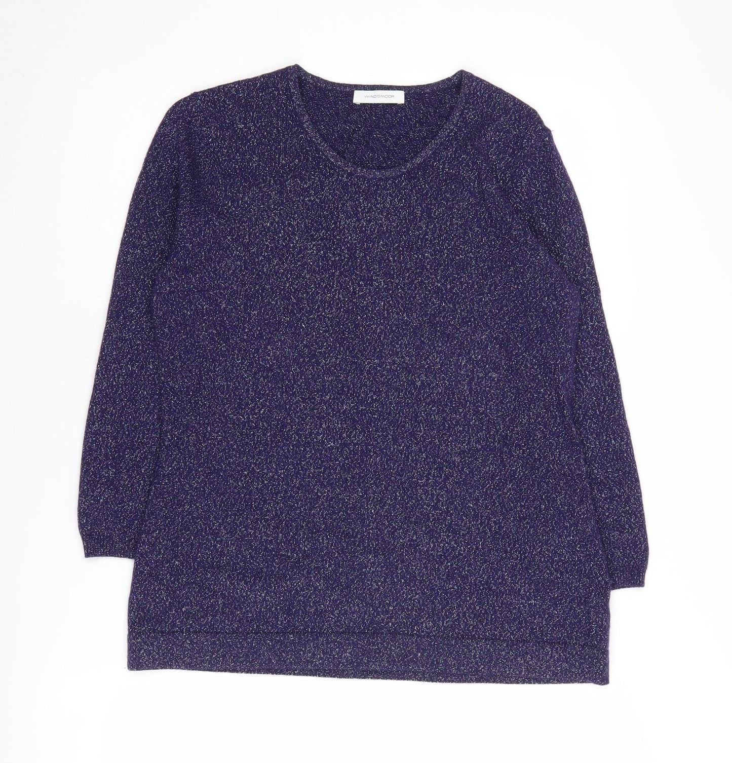 Windsmoor Women's Purple Pullover Jumper Size S