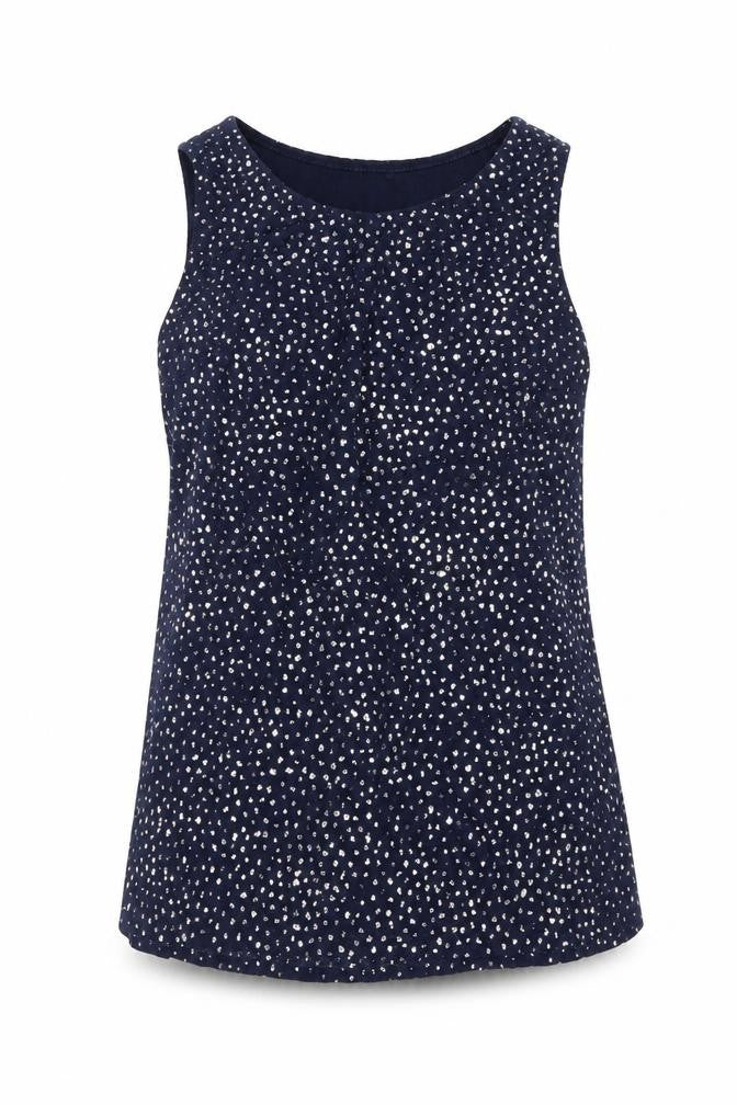Quiz Women's Blue Tank Top Size 10 Sleeveless Casual