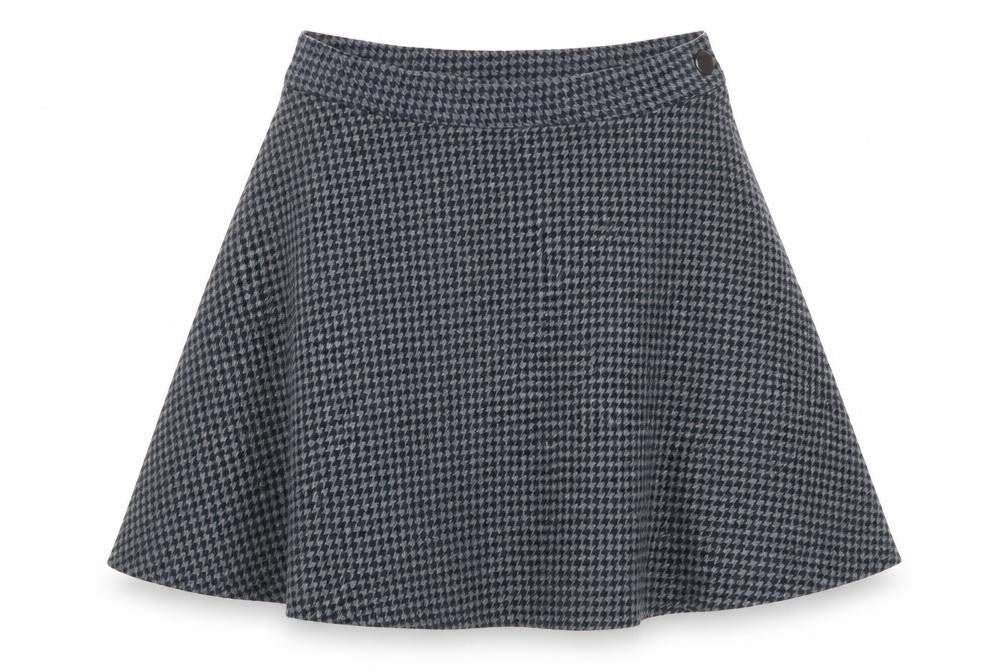 American Apparel Grey A-Line Skirt XS Women