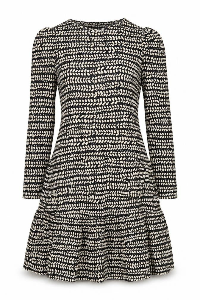 Topshop Women’s Black Fit & Flare Dress Size 6