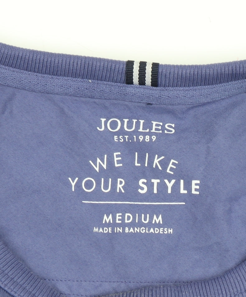 Joules Men's Blue Crew Neck Sweatshirt, Medium