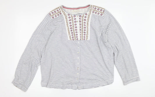 White Stuff Women's Button-Up Top Size 14