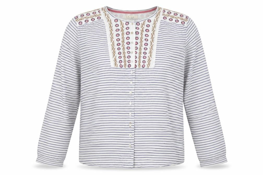 Womens UK Size 14 White Stuff Multicoloured 100% Cotton Blend Button-Up