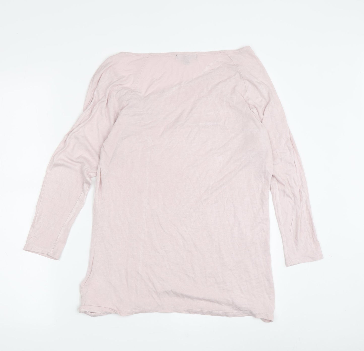 Gap Women's Pink 3/4 Sleeve Basic T-Shirt, Size S