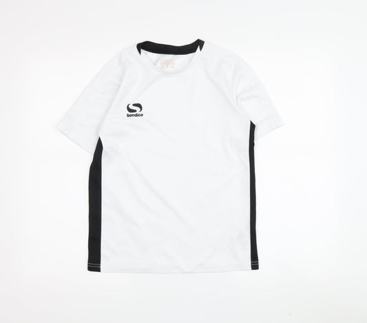 Sondico Boys' White Jersey T-Shirt 11-12 Years - Regular Fit