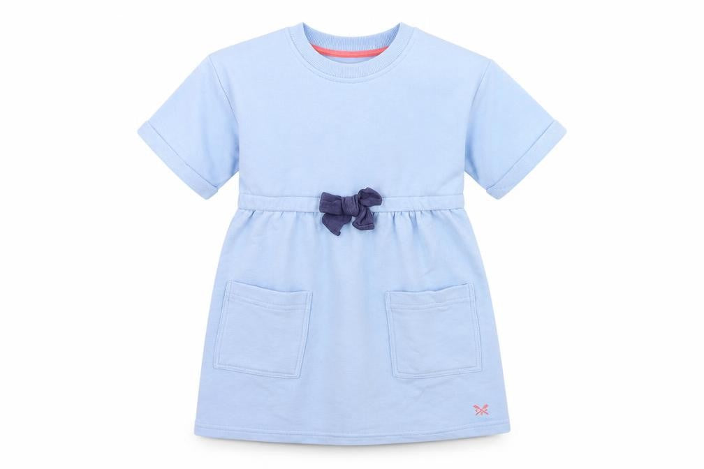 Crew Clothing Dress with Bow, Size 3-4 Years