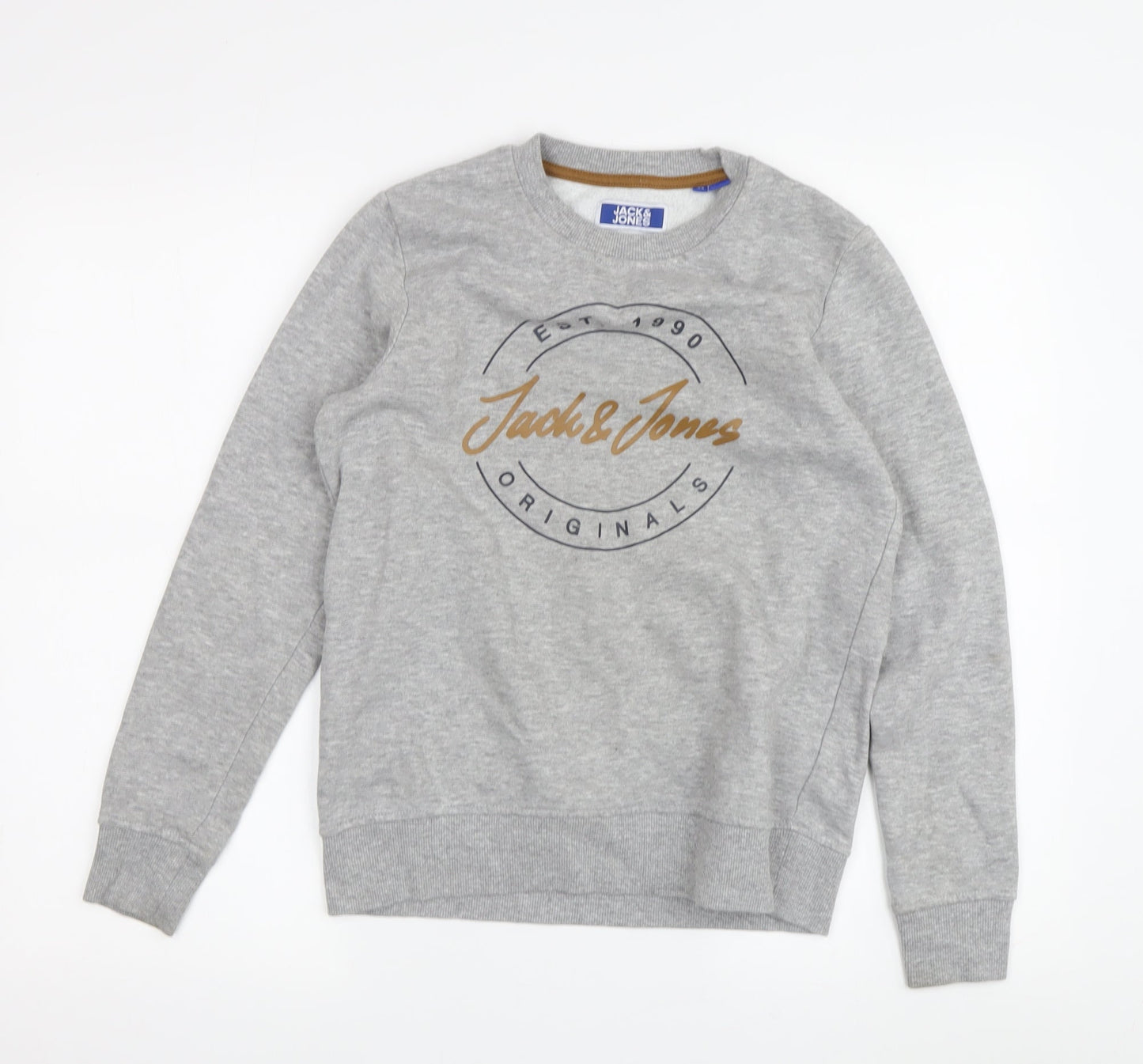 Jack & Jones Boys Grey Pullover Sweatshirt Size 158