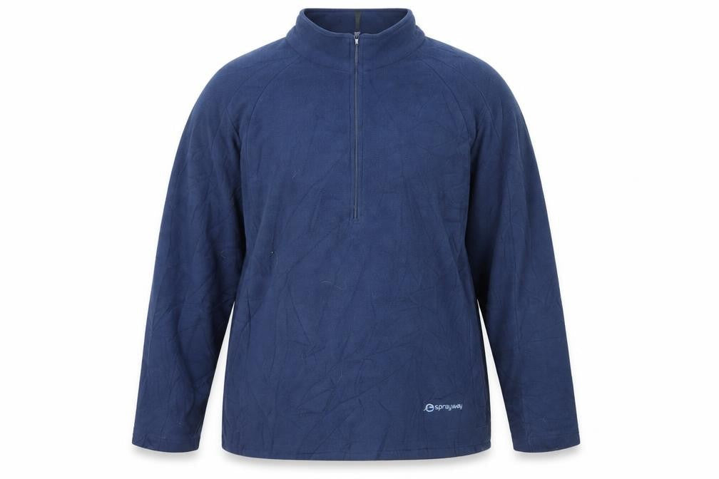 Unisex Adults UK 14 Regular Sprayway Blue Pullover Sweatshirt