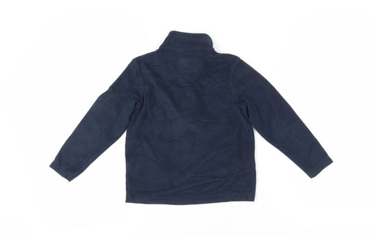 Regatta Boys Blue Fleece Sweatshirt, Size 6, 1/4 Zip Casual