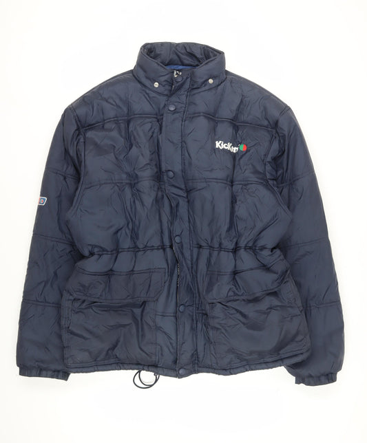 Kickers Men's Blue XL Puffer Jacket
