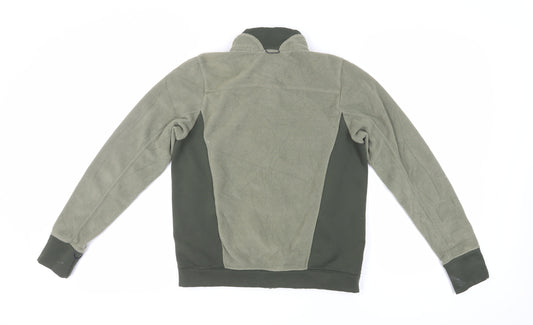Nike Boys Green Track Jacket M Full Zip for Running