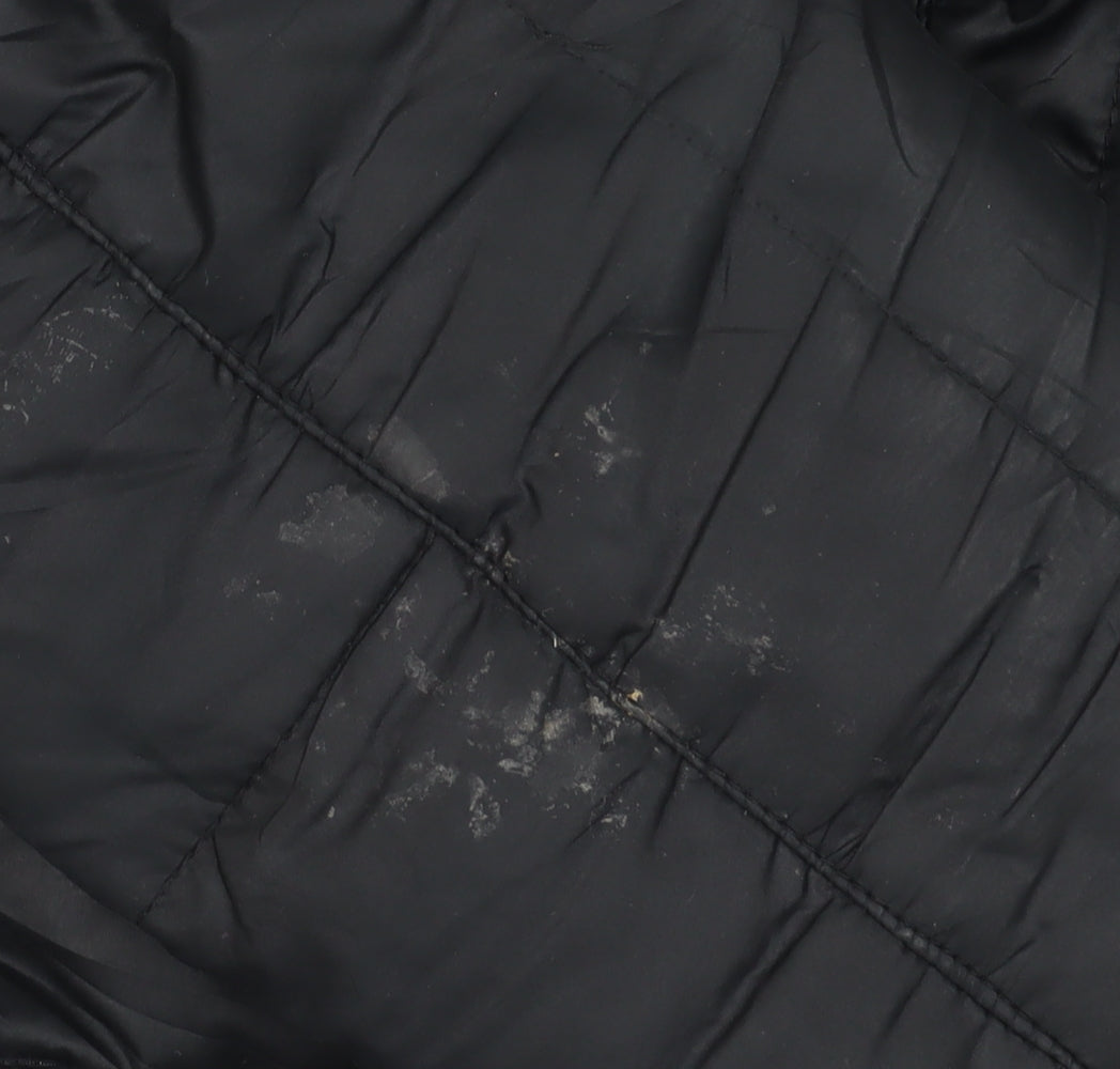 Nike Womens Black XS Hooded Puffer Jacket