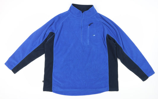 Mountain Life Men's Blue 2XL Pullover Fleece Sweatshirt