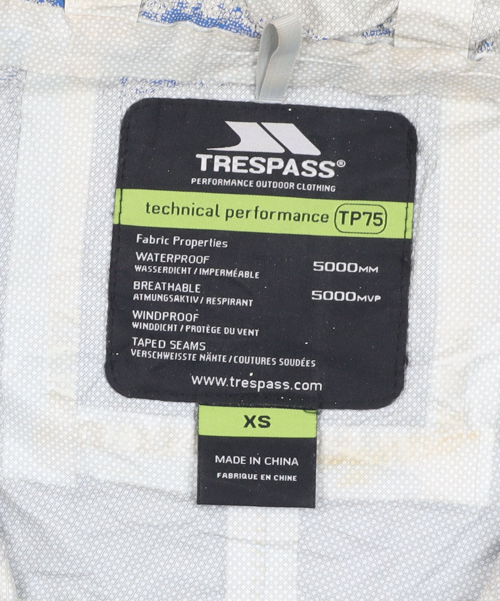 Trespass Men's Blue XS Waterproof Anorak Jacket