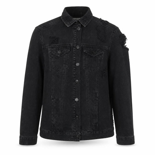 New Look Black Women's Denim Jacket Size 8