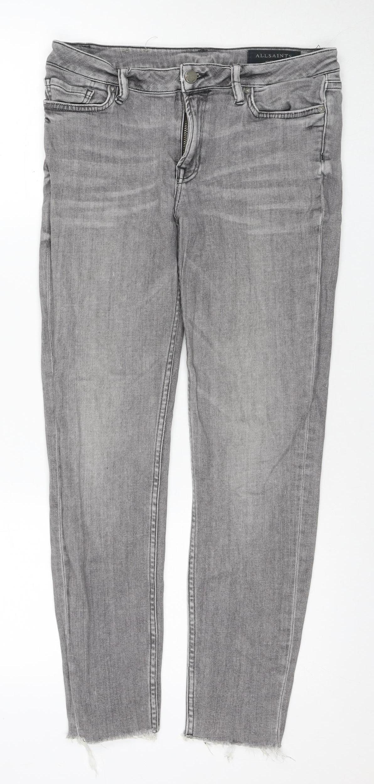 AllSaints Women's Grey Skinny Jeans Size 30